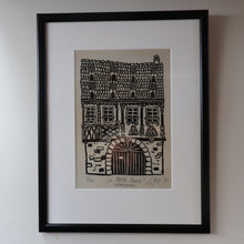 Load image into Gallery viewer, SCOTTISH ART. Jane Hyslop (RSA). Linocut Entitled "La Petite France, (Strasbourg)"
