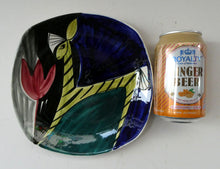 Load image into Gallery viewer, 1950s Stavangerflint Plate with Zebra and Tulip by Inger Waage
