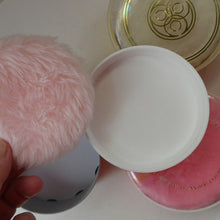 Load image into Gallery viewer, Vintage Dressing Table Accessories. THREE Boxes of Dusting Powder with Puffs. UNUSED (Two Coty Boxes)
