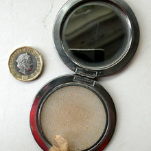 Load image into Gallery viewer, Rare 1930s ART DECO Miniature Powder Compact by RAVON / CUSSONS. Dancing Lady on Lid
