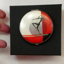 Load image into Gallery viewer, Rare 1930s ART DECO Miniature Powder Compact by RAVON / CUSSONS. Dancing Lady on Lid
