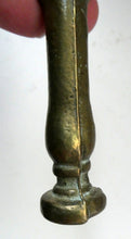 Load image into Gallery viewer, Antique VICTORIAN Pharmacy Heavy Solid Brass Mortar And Pestle 
