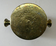 Load image into Gallery viewer, Antique VICTORIAN Pharmacy Heavy Solid Brass Mortar And Pestle 
