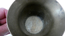 Load image into Gallery viewer, Antique Pharmacy Heavy Solid Brass Mortar And Pestle (B). Dated 1825
