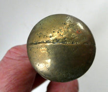 Load image into Gallery viewer, Antique Pharmacy Heavy Solid Brass Mortar And Pestle (B). Dated 1825
