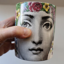 Load image into Gallery viewer, Genuine FORNASETTI Profumi Italian Ceramic Lidded Pot with Original Candle

