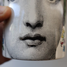 Load image into Gallery viewer, Genuine FORNASETTI Profumi Italian Ceramic Lidded Pot with Original Candle

