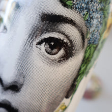 Load image into Gallery viewer, Genuine FORNASETTI Profumi Italian Ceramic Lidded Pot with Original Candle


