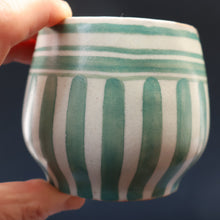 Load image into Gallery viewer, Early 1920s Poole "PORTUGUESE STRIPE" Pot. Carter, Stabler and Adams Mark
