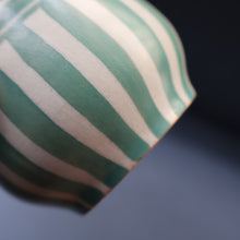Load image into Gallery viewer, Early 1920s Poole "PORTUGUESE STRIPE" Pot. Carter, Stabler and Adams Mark
