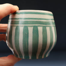 Load image into Gallery viewer, Early 1920s Poole "PORTUGUESE STRIPE" Pot. Carter, Stabler and Adams Mark
