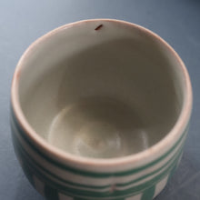 Load image into Gallery viewer, Early 1920s Poole "PORTUGUESE STRIPE" Pot. Carter, Stabler and Adams Mark
