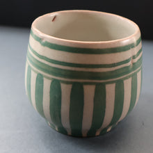 Load image into Gallery viewer, Early 1920s Poole "PORTUGUESE STRIPE" Pot. Carter, Stabler and Adams Mark
