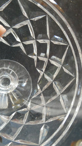 EDINBURGH CRYSTAL ONE SINGLE Gin & Tonic Glass. With 1950s Etched Mark