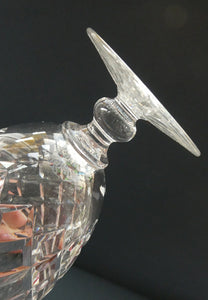 EDINBURGH CRYSTAL ONE SINGLE Gin & Tonic Glass. With 1950s Etched Mark