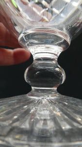 EDINBURGH CRYSTAL ONE SINGLE Gin & Tonic Glass. With 1950s Etched Mark