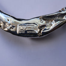 Load image into Gallery viewer, Vintage 1970s DANISH Necklace Jacob Hull Brtualitst Silver Plate Necklace for B+D (Buch &amp; Deichmann)
