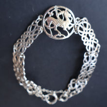 Load image into Gallery viewer, Vintage 1970s Scottish SHETLAND SILVER Zoomorphic Stylised Bracelet: Quendale Beast
