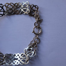Load image into Gallery viewer, Vintage 1970s Scottish SHETLAND SILVER Zoomorphic Stylised Bracelet: Quendale Beast

