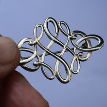 Load image into Gallery viewer, Vintage 1970s OLA GORIE Scottish Silver TUDOR DESIGN Brooch
