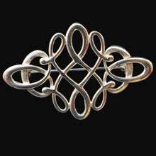 Load image into Gallery viewer, Vintage 1970s OLA GORIE Scottish Silver TUDOR DESIGN Brooch
