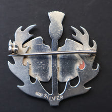 Load image into Gallery viewer, SCOTTISH SILVER. Rare Orkney Vintage Designer Silver "Comedy and Tradegy" Brooch.  Maker's Mark: GMS
