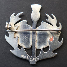 Load image into Gallery viewer, SCOTTISH SILVER. Rare Orkney Vintage Designer Silver "Comedy and Tradegy" Brooch.  Maker's Mark: GMS
