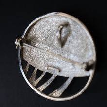 Load image into Gallery viewer, Vintage OLA GORIE Silver Brooch: ROSE BOUDOIR Design in Original Presentation Boxarrings. In Original Box
