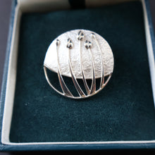 Load image into Gallery viewer, Vintage OLA GORIE Silver Brooch: ROSE BOUDOIR Design in Original Presentation Boxarrings. In Original Box
