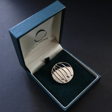 Load image into Gallery viewer, Vintage OLA GORIE Silver Brooch: ROSE BOUDOIR Design in Original Presentation Boxarrings. In Original Box
