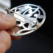 Load image into Gallery viewer, Vintage 1970s Scottish SHETLAND SILVER Zoomorphic Stylised Brooch: Quendale Beast
