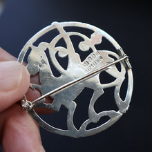 Load image into Gallery viewer, Vintage 1970s Scottish SHETLAND SILVER Zoomorphic Stylised Brooch: Quendale Beast
