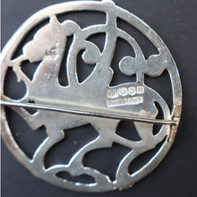 Load image into Gallery viewer, Vintage 1970s Scottish SHETLAND SILVER Zoomorphic Stylised Brooch: Quendale Beast
