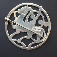 Load image into Gallery viewer, Vintage 1970s Scottish SHETLAND SILVER Zoomorphic Stylised Brooch: Quendale Beast
