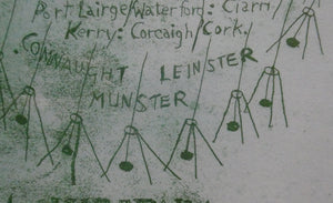 George Wyllie (1921 - 2012). "32 Spires for Hibernia". Etching; Signed and dated 1994