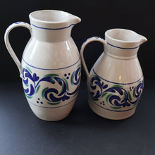 Load image into Gallery viewer, Scottish Pottery. 1960s Buchan Stoneware Large Sample Jug. Iona Pattern. 8 inches
