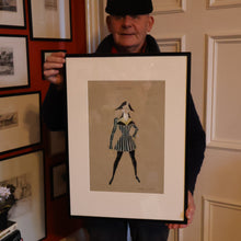 Load image into Gallery viewer, Costume Study. Drawing by Anthony Holland (1912 - 2001) for "Goldilocks and the Three Bears"
