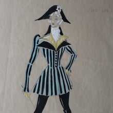 Load image into Gallery viewer, Costume Study. Drawing by Anthony Holland (1912 - 2001) for "Goldilocks and the Three Bears"
