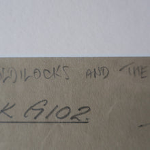 Load image into Gallery viewer, Costume Study. Drawing by Anthony Holland (1912 - 2001) for "Goldilocks and the Three Bears"
