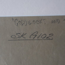 Load image into Gallery viewer, Costume Study. Drawing by Anthony Holland (1912 - 2001) for "Goldilocks and the Three Bears"
