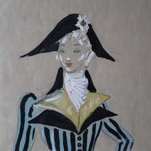 Load image into Gallery viewer, Costume Study. Drawing by Anthony Holland (1912 - 2001) for "Goldilocks and the Three Bears"
