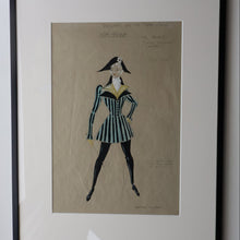 Load image into Gallery viewer, Costume Study. Drawing by Anthony Holland (1912 - 2001) for "Goldilocks and the Three Bears"
