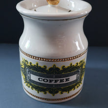 Load image into Gallery viewer, SCOTTISH POTTERY: Large Robert Stewart, Glasgow. Coffee Storage Jar or Canister. Good Condition
