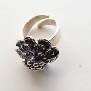 Made in Finland. Fabulous Scandinavian 1974 Vintage Silver Ring by Pentti Sarpaneva