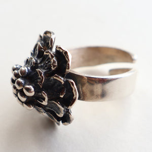 Made in Finland. Fabulous Scandinavian 1974 Vintage Silver Ring by Pentti Sarpaneva