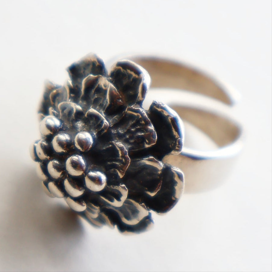 Made in Finland. Fabulous Scandinavian 1974 Vintage Silver Ring by Pentti Sarpaneva