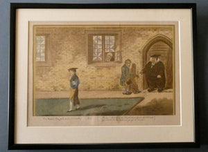 1806 JAMES GILLRAY. Complete Set of the Series "The Rake's Progress at University"