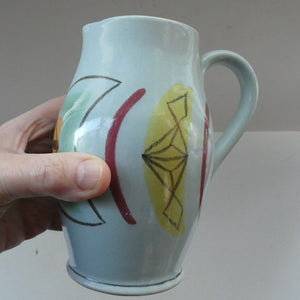 Rare SAMPLE Piece. 1950s BUCHAN Stoneware Jug with Pretty Floral Pattern