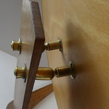 Load image into Gallery viewer, LARGE Rare 1960s Vintage G-Plan Style Desktop Teak Swivel Vanity Mirror
