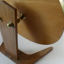 Load image into Gallery viewer, LARGE Rare 1960s Vintage G-Plan Style Desktop Teak Swivel Vanity Mirror
